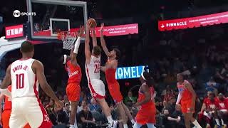 Alperen Şengün Two Handed Dunk Over Chet Holmgren \& SGA \/ Rockets vs. Thunder \/ February 27, 2024