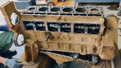 How To Remove Camshaft In Engine | Caterpillar 3116  (230 HP) engine | Camshaft Timing |#camshaft