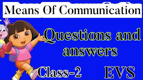 Means of communication|| EVS class 2||‎means of communication class 2 || @s.c.kidsclasses 