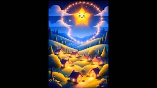 Twinkle Twinkle Little Star 🌟||#shorts#ytshorts #cartoon #kids #poem #kidspoem #moon #star