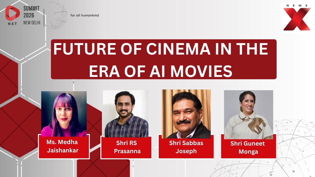 NXT Summit 2026 panel on AI and the future of cinema with PGI council member Guneet Monga
