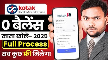 Kotak 811 Account Opening Online Zero Balance | Kotak Mahindra Bank Open Account Zero Balance