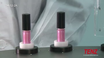 fully auto high speed 2 filling nozzles lip gloss and mascara filling capping machine