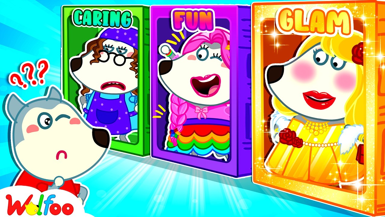NEW | What If Wolfoo Had 3 Different Moms? Mom From The Box | Wolfoo Channel | Kids Cartoon
