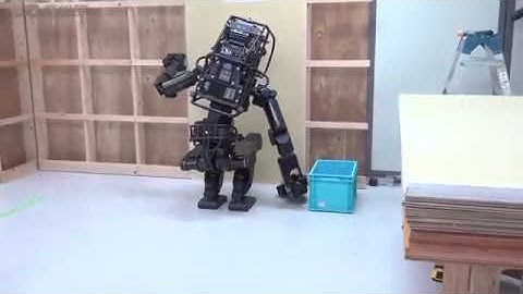 HRP-5P Robot -  japan base humanoid robot can install drywall / Video by Mayfair Homes