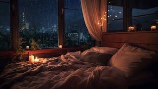 Rainy Day Atmosphere In A Cozy Room For Immersive Reading | Serene Sounds Of Rain In A Cozy Room