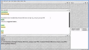 Translation Memory-Related Changes in OmegaT 3.1.0