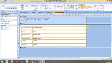 MEMBUAT MENU DENGAN SWITCHBOARD MANAGER DAN STARTUP PADA MICROSOFT ACCESS 2007