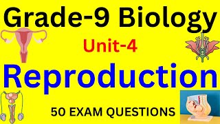 Grade 9 Biology | Unit 4 Reproduction Exam Review | 50 Multiple Choice Questions | የ9ኛ ክፍል ባዮሎጂ