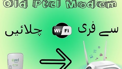 How To Use Ptcl Old Modem As a Tp-link Wifi Router Free 100% (Urdu+Hindi)