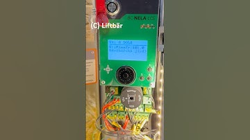 BetaControl NELA LCS controller on modernised Ecodisc elevator #aufzug #elevator #lift #czech