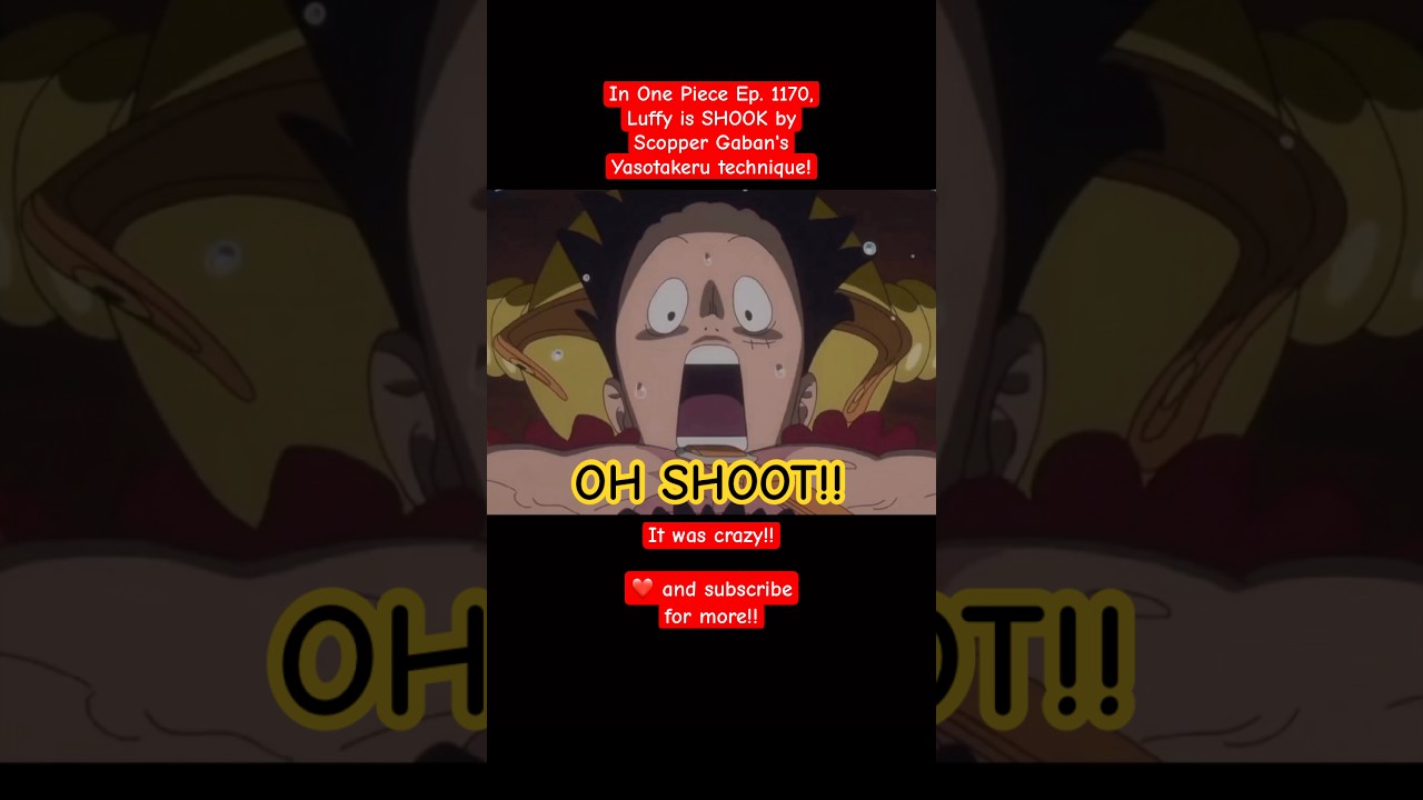 Gaban FREAKS OUT Luffy!! | One Piece Highlights
