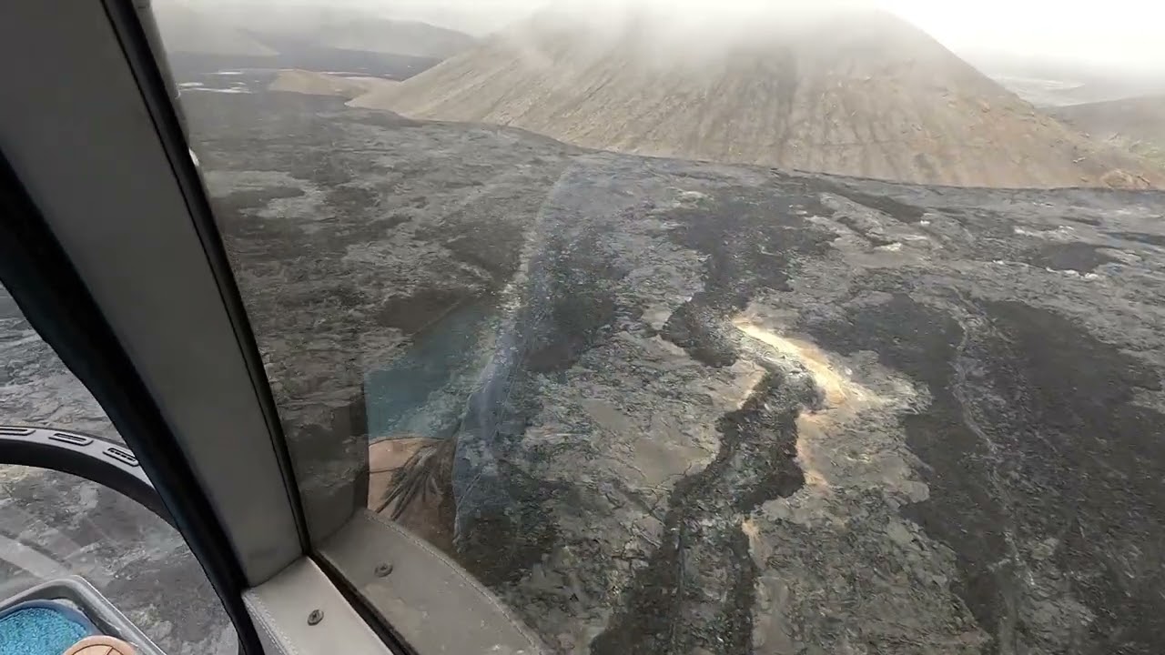 Iceland helicopter volcanic tour a strangehatfilm