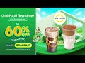 GrabFood First-Timer? Get 60% OFF with Tube Coffee 💚❄️