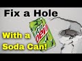 How to Fix a Hole in the Wall With a Pop Can