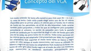 VGA ( VIDEO GRAPHICS ARRAY )