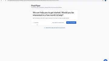 Cancellation Flow demo with Churni.io