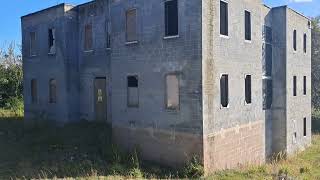 Partially Built Houses Abandoned.