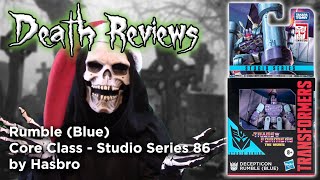 Death Reviews: Rumble (Blue) - Core Class - Studio Series 86