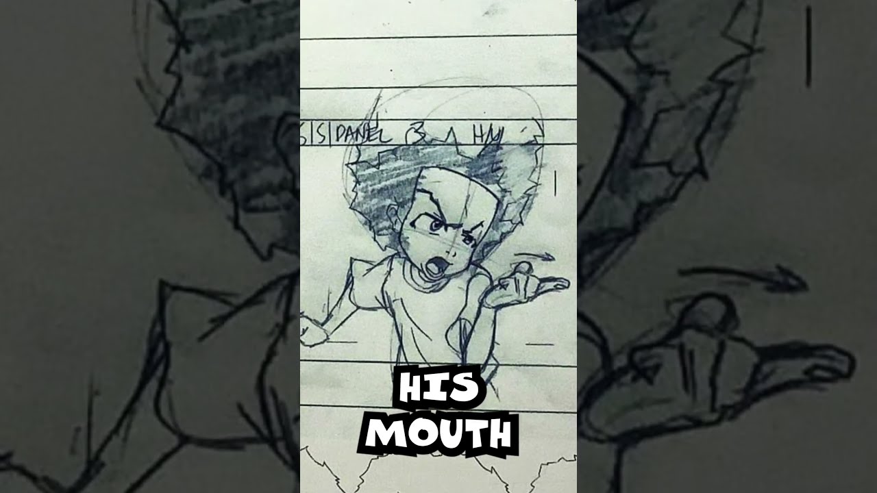Huey CAN T Smile Theboondocks Boondocks Hueyfreeman Foryou Anime Aaronmcgruder