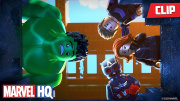 The Avengers vs. King of the Sea 🌊💥 | LEGO Marvel Avengers: Strange Tails | @MarvelHQ