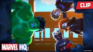 The Avengers vs. King of the Sea 🌊💥 | LEGO Marvel Avengers: Strange Tails | @MarvelHQ