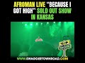 Afroman Live Performance “Because I Got High” 💨