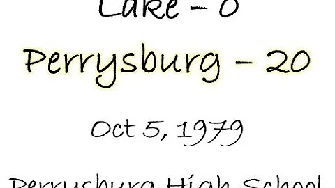 1979 Lake v Perrysburg