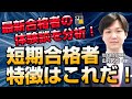 【司法書士】本年度最新合格者の体験談から読み解く、短期合格できる人の特徴をズバリ教えます。