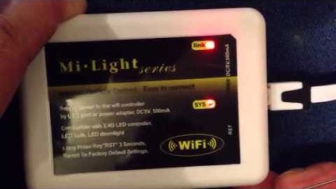 MiLight wifi controller