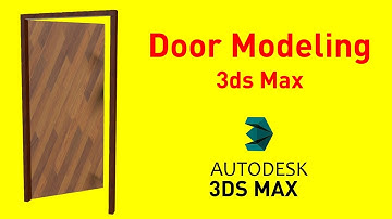 3ds Max Door Modelling an Door slide creation in 3ds Max | Teqnar Telugu