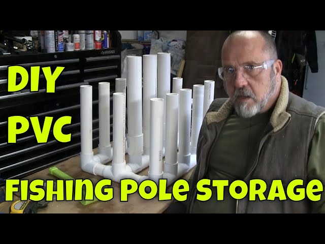 How to Make a Compact DIY PVC Fishing Rod Holder 