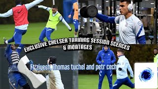 Exclusive Chelsea Training Session Scenes and Montages | Ft Thiago Silva \& Thomas Tuchel