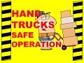 HAND TRUCK SAFE OPERATION - SAFETY TRAINING VIDEO - BACK INJURY, BACK STRAINS & SPRAINS