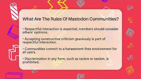 What Are The Rules Of Mastodon Communities? - Everyday-Networking