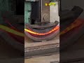 Satisfying Precision: Metal Bending Under Massive Pressure #worker #process #satisfying #shorts