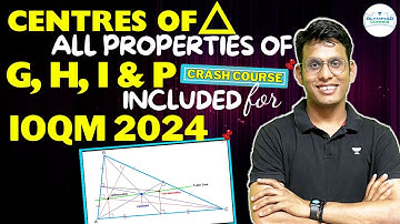 Centers of Triangles | IOQM 2024 Crash Course | Prashant Jain #ioqm #ioqm2024 #geometry