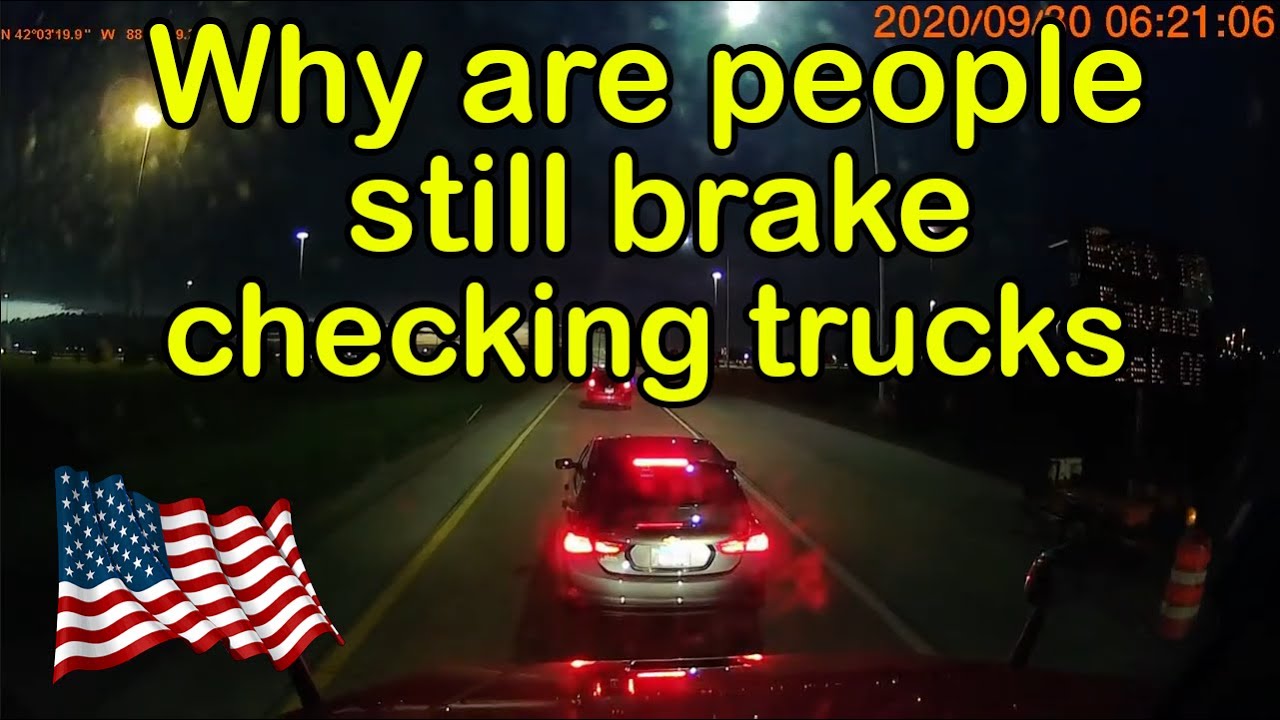 A Day in The Life of an American Truck Driver - Road Rage, Brake Check ...