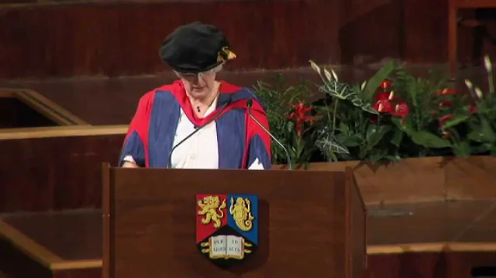 Dorothy Wilson MBE Honorary Graduand speech at the...