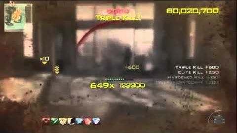 MW3 Chaos: 142.3million Score - 840 Combo in Dome w/ Random