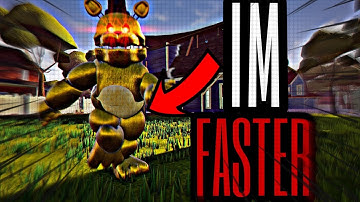 Hello Neighbor FREDBEAR but IM FASTER THAN HIM…