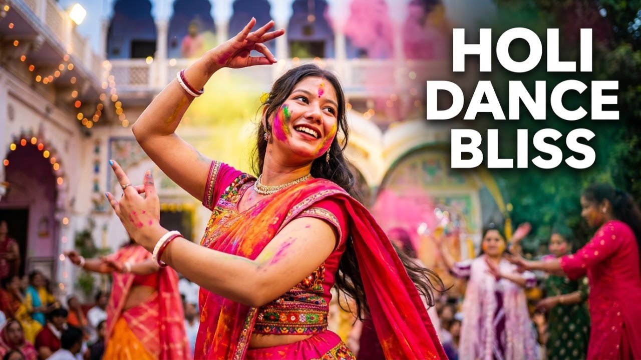 कृष्ण भक्ति में सराबोर... होली का ये डांस दिल चुरा लेगा! 🕺💃🌸😍