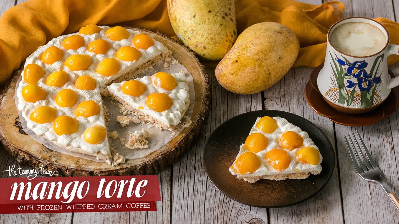 MUST-TRY Mango Torte Recipe + Frozen Whipped Cream Latte | The Tummy Train