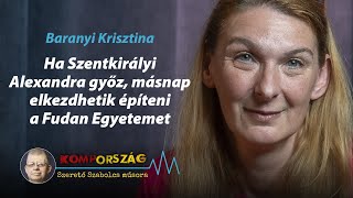 Baranyi Krisztina: Ha Szentkirályi Alexandra győz, másnap elkezdhetik építeni a Fudant – Kompország