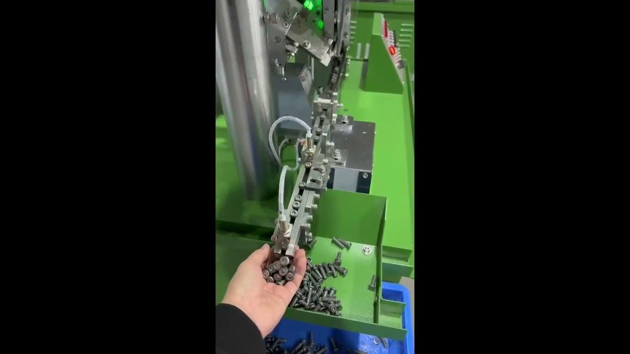 M8x40 bolt spring washer assembly machine YouTube