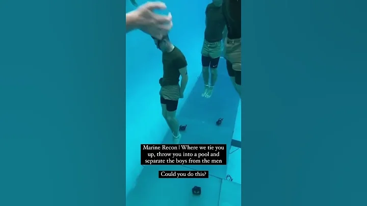 U.S. Marine Recon Underwater Training #Shorts - DayDayNews