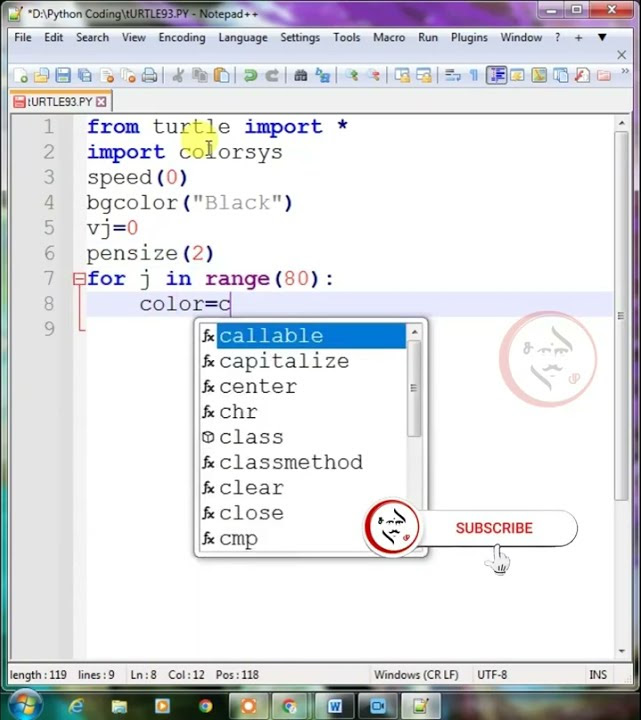 Python Turtle Graphics Using Import Colorsys #Shorts #pythonprogramming ...