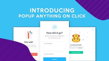 Introductory Featured Video on ‘Popup Anything on Click’.