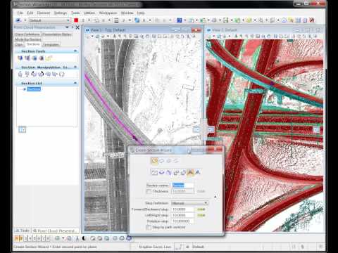 Descartes SS4 - Point Clouds - Create Section Wizard