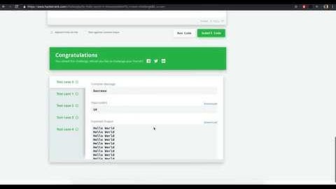 Functional Programming Hello World N Times